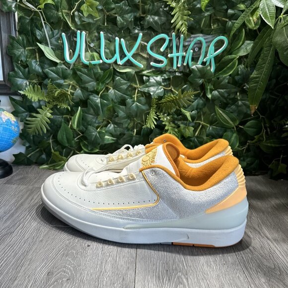 Nike Air Jordan 2 Retro Low \'Craft\' Sail Melon Tint Sneaker DV9956-118 Mens 18